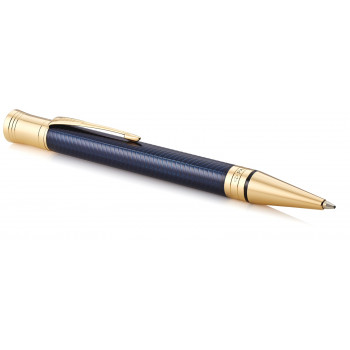 Шариковая ручка Parker Duofold Prestige Centennial K307, Blue Chevron GT