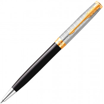 Ручка шариковая Parker Sonnet Premium K537, Metal Black GT