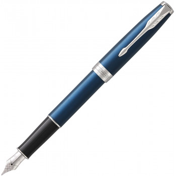 Ручка перьевая Parker Sonnet Core F539, Lacquer Blue CT (Перо F)